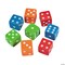 Mini Dice Erasers – Colorful Math & Game Erasers for Classroom Rewards, Party Favors & Learning Activities (12 Pack)